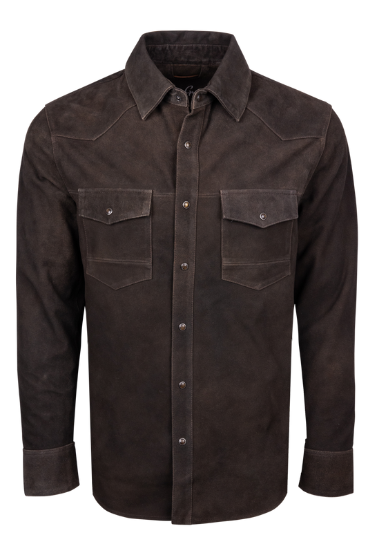 Robert Graham Marstow Suede Shirt Jacket