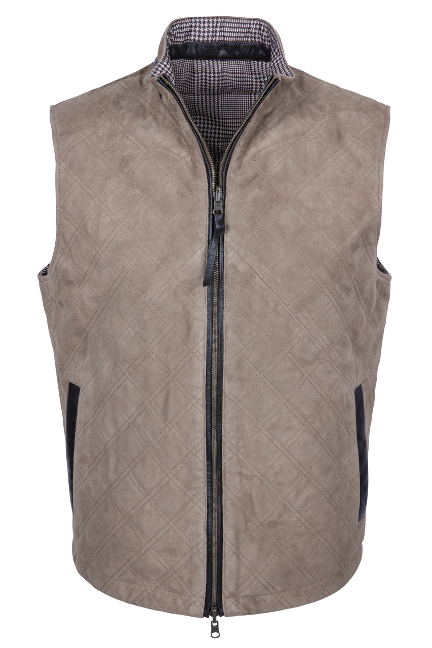 Robert Graham Cauthorne Reversible Leather Vest