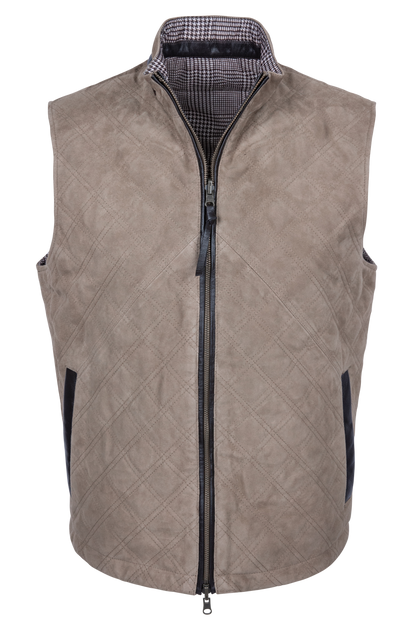 Robert Graham Cauthorne Reversible Leather Vest