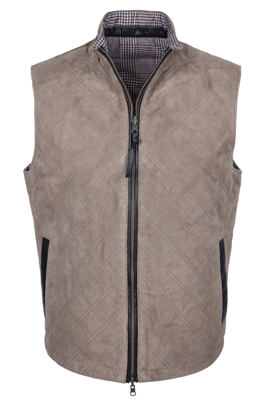 Robert Graham Cauthorne Reversible Leather Vest
