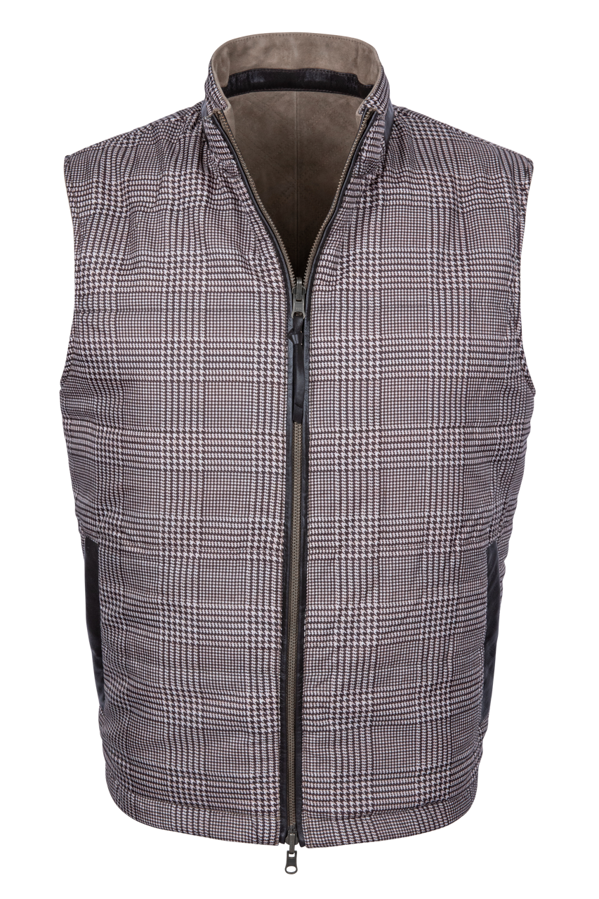 Robert Graham Cauthorne Reversible Leather Vest
