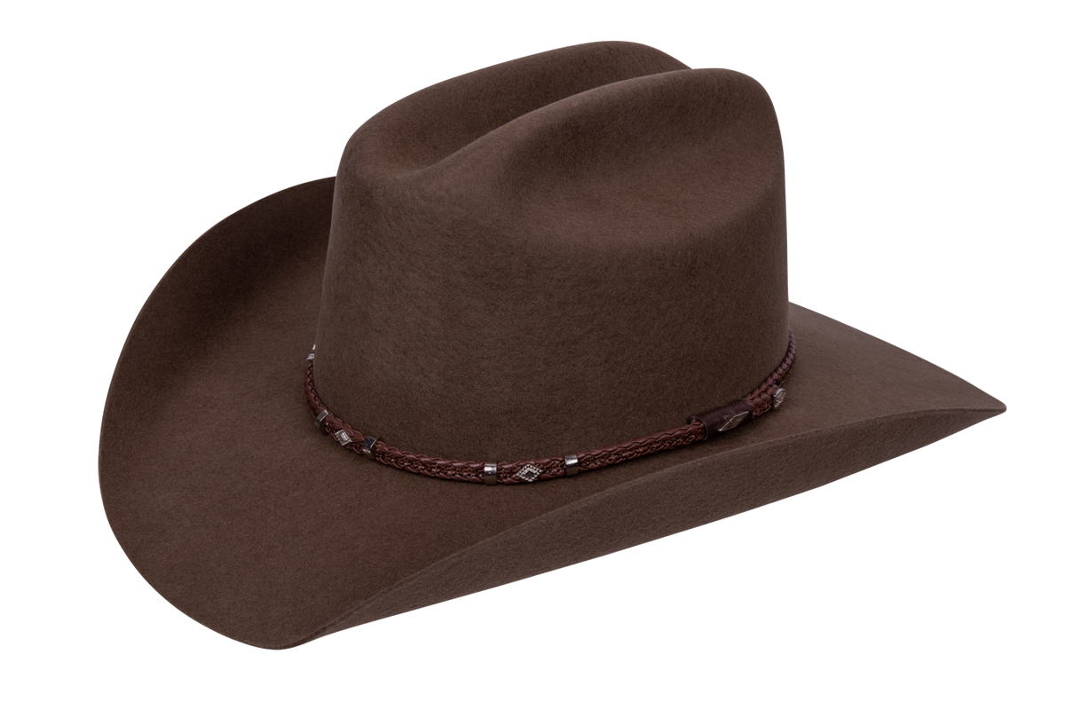 Pinto Ranch Gholson 4X Felt Cowboy Hat - Tan