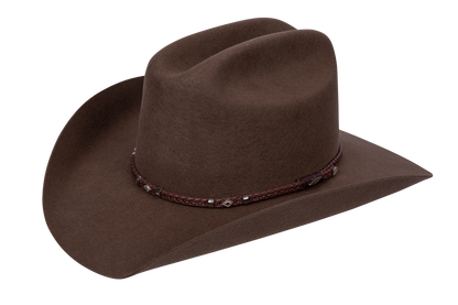 Pinto Ranch Gholson 4X Felt Cowboy Hat - Tan