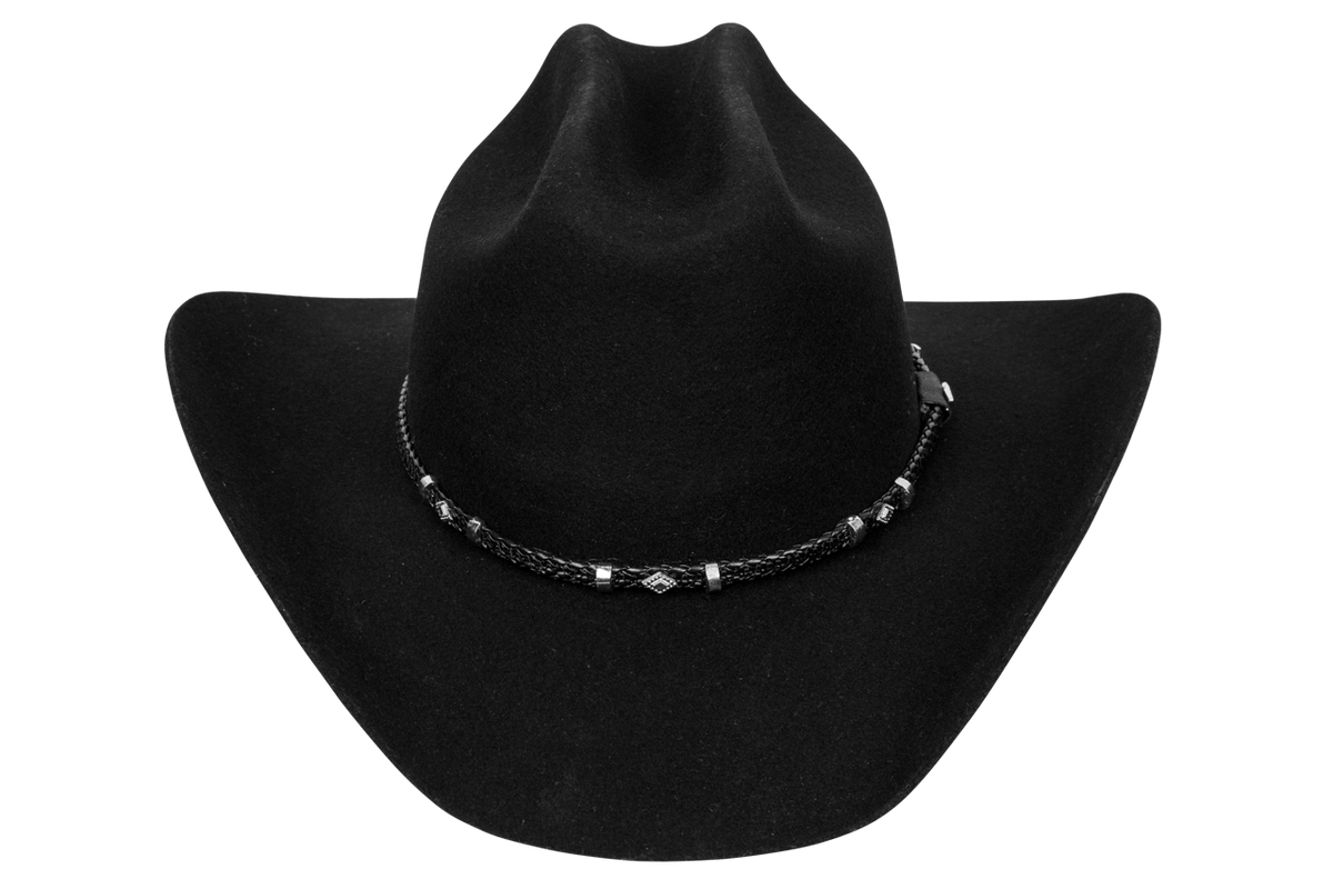 Pinto Ranch Gholson 4X Felt Cowboy Hat - Black