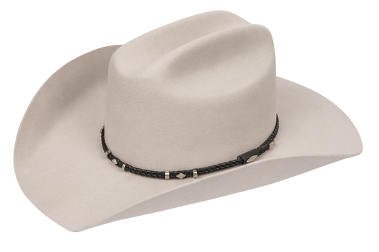Pinto Ranch Gholson 4X Felt Cowboy Hat - Silverbelly