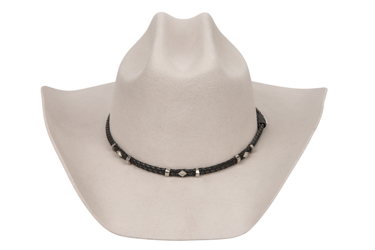 Pinto Ranch Gholson 4X Felt Cowboy Hat - Silverbelly
