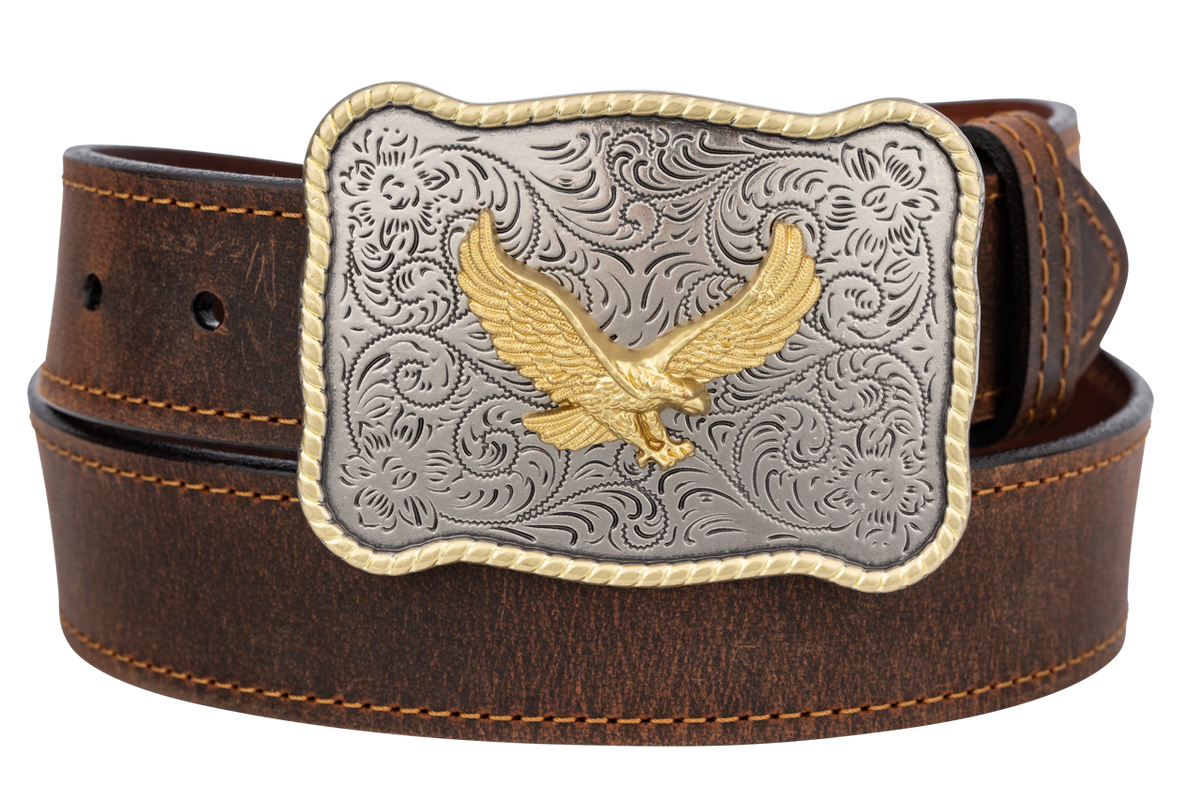 Lejon Golden Eagle Men's Western Belt