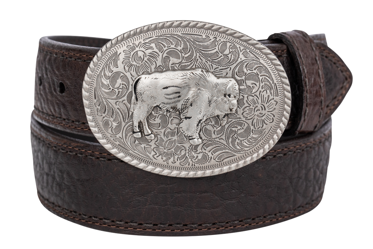 Vintage Bison Mr. Bison Men's Western Belt