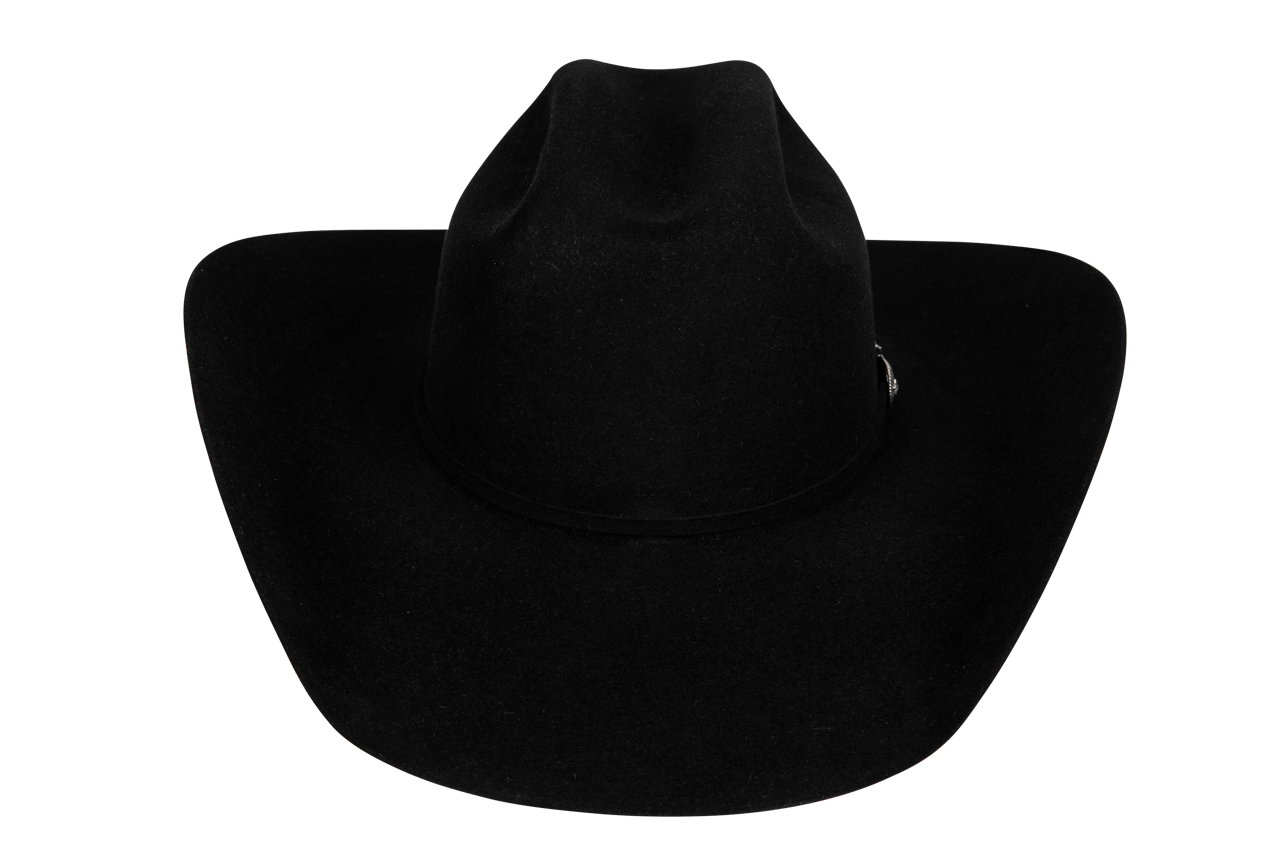 American Hat Co. 200X Black Felt Cowboy Hat