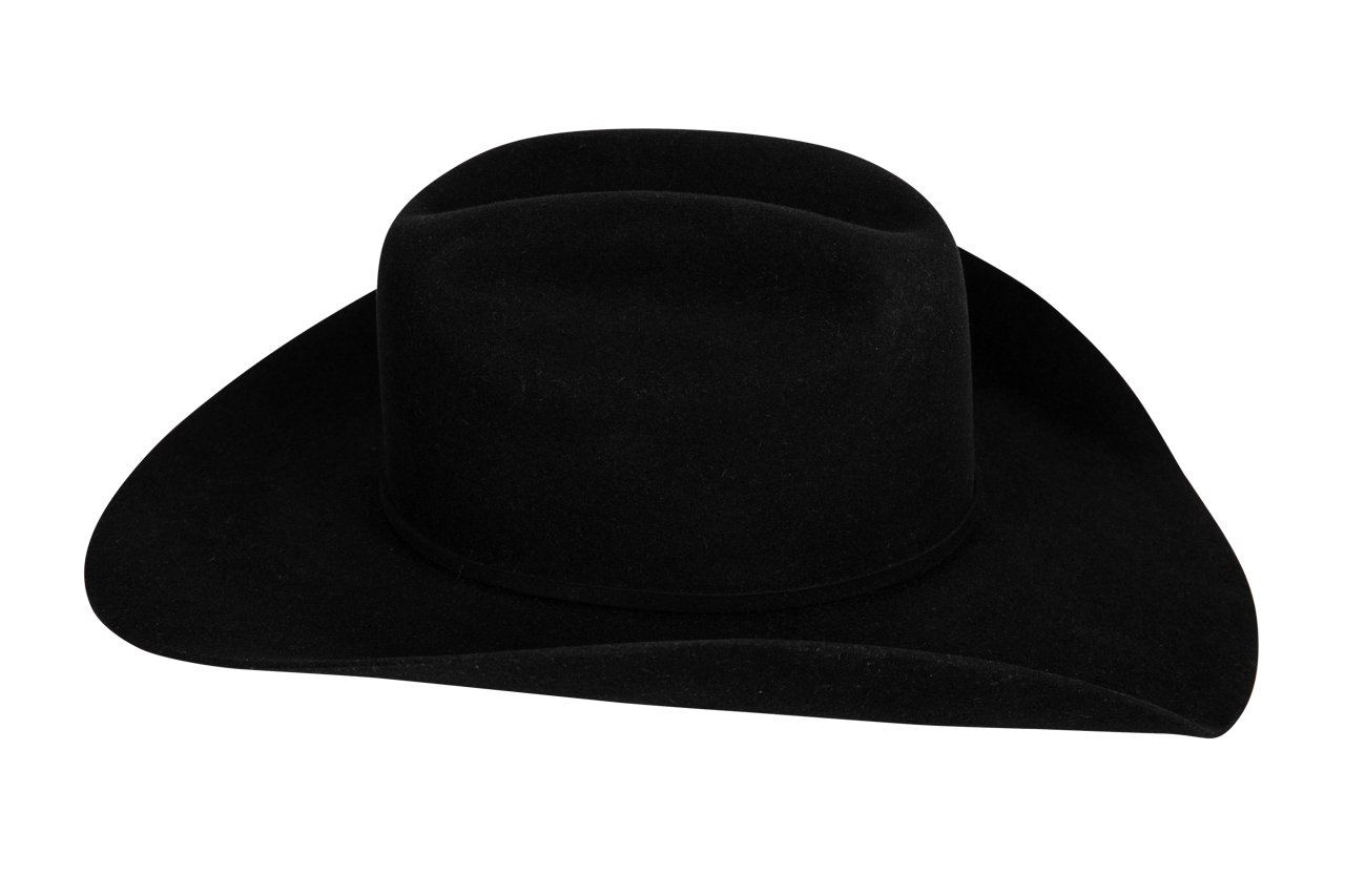 American Hat Co. 200X Black Felt Cowboy Hat