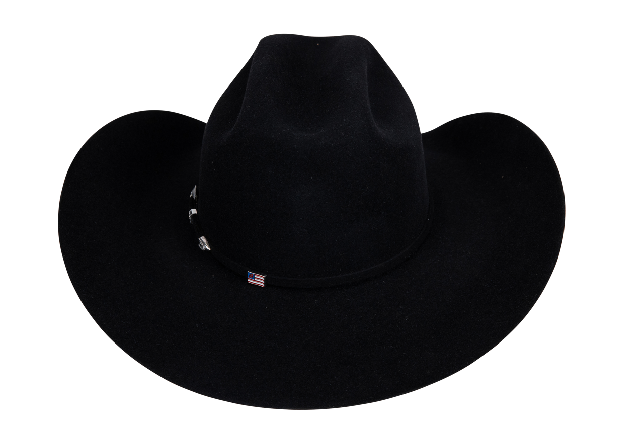 American Hat Co. 200X Black Felt Cowboy Hat
