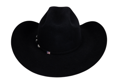 American Hat Co. 200X Black Felt Cowboy Hat