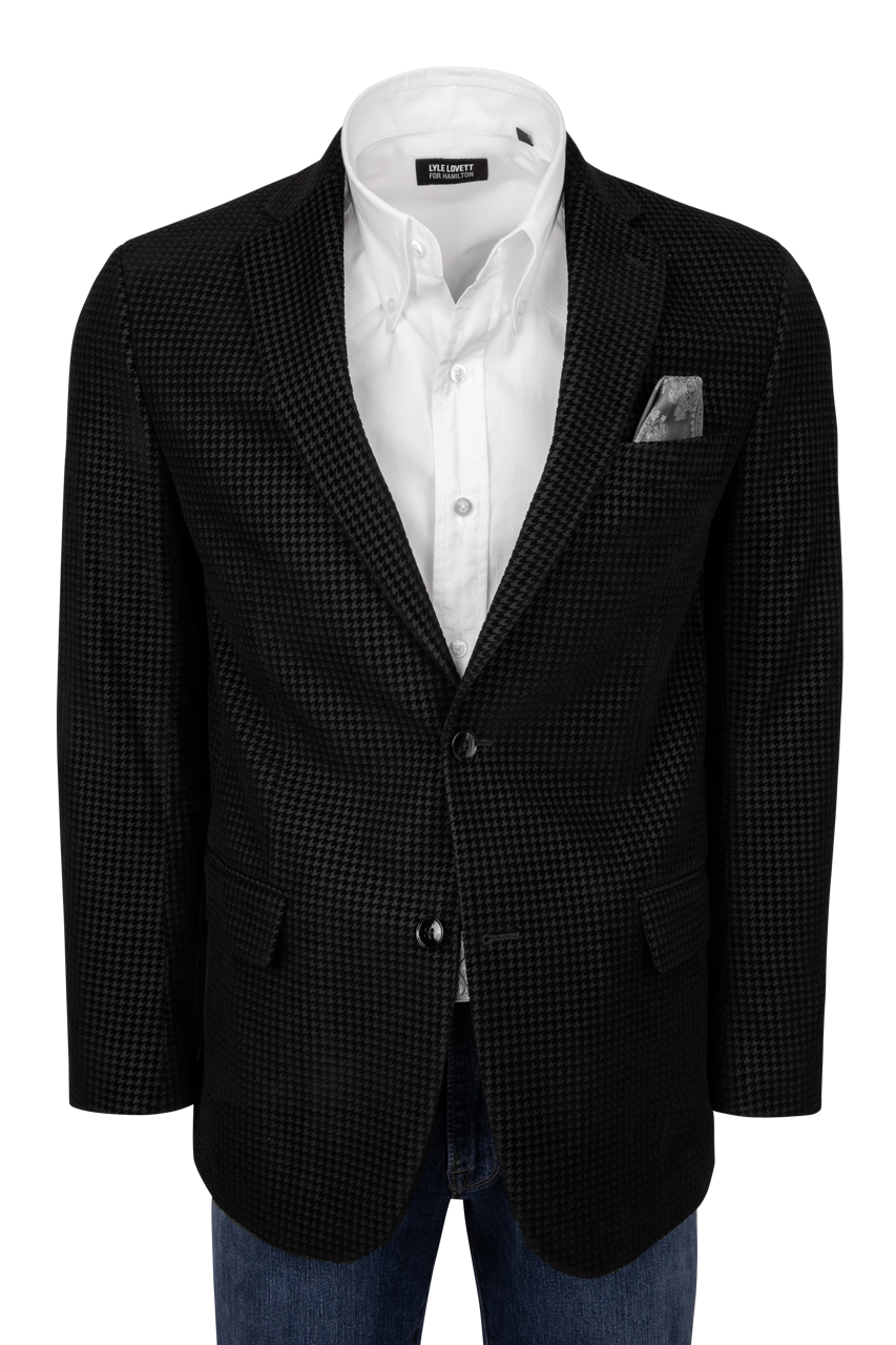 Robert Graham Somerton Houndstooth Sport Coat - Black