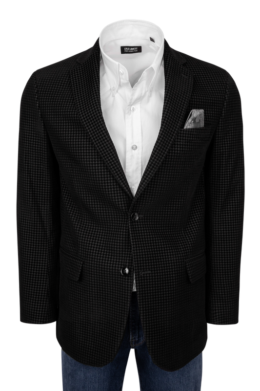 Robert Graham Somerton Houndstooth Sport Coat - Black