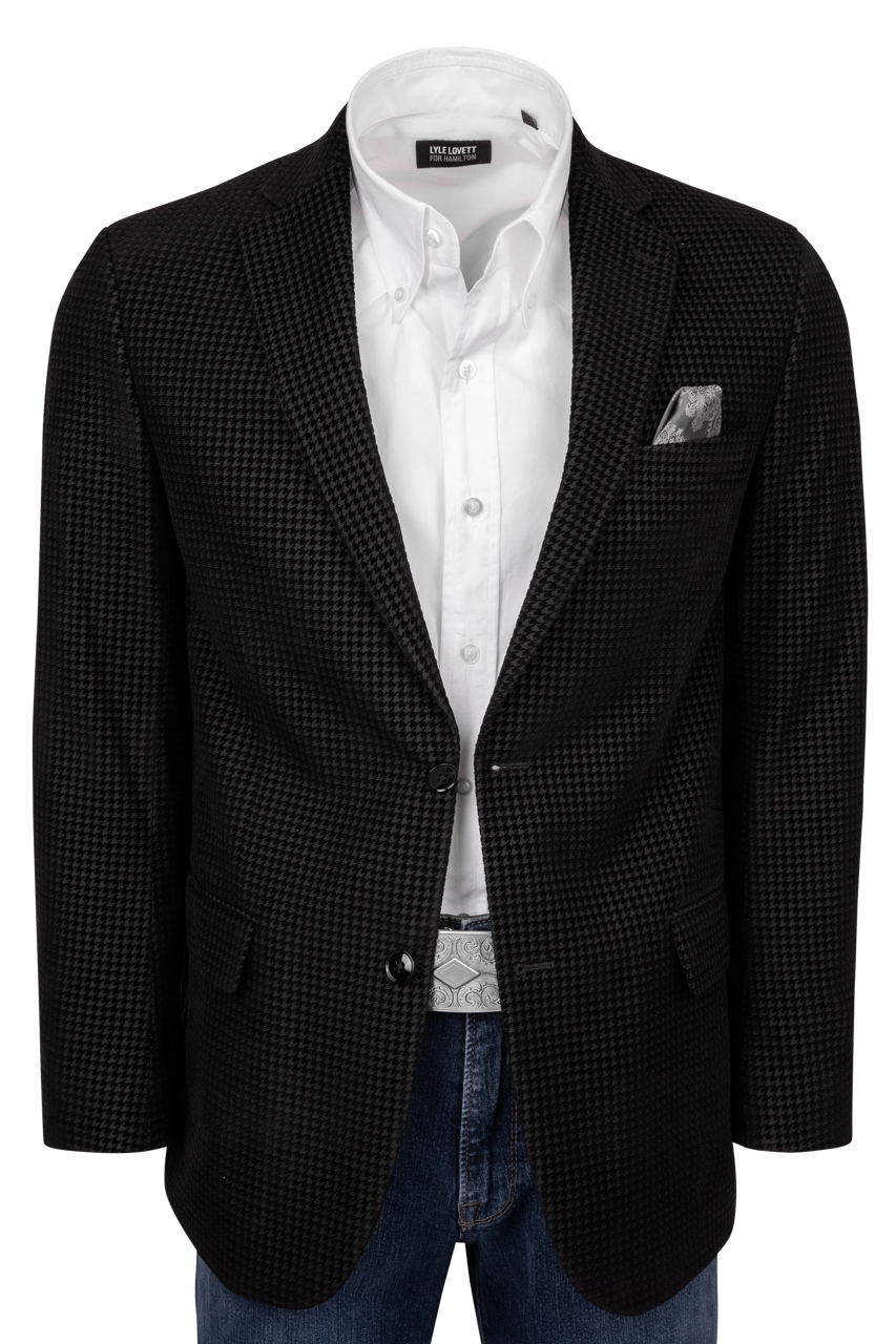 Robert Graham Somerton Houndstooth Sport Coat - Black