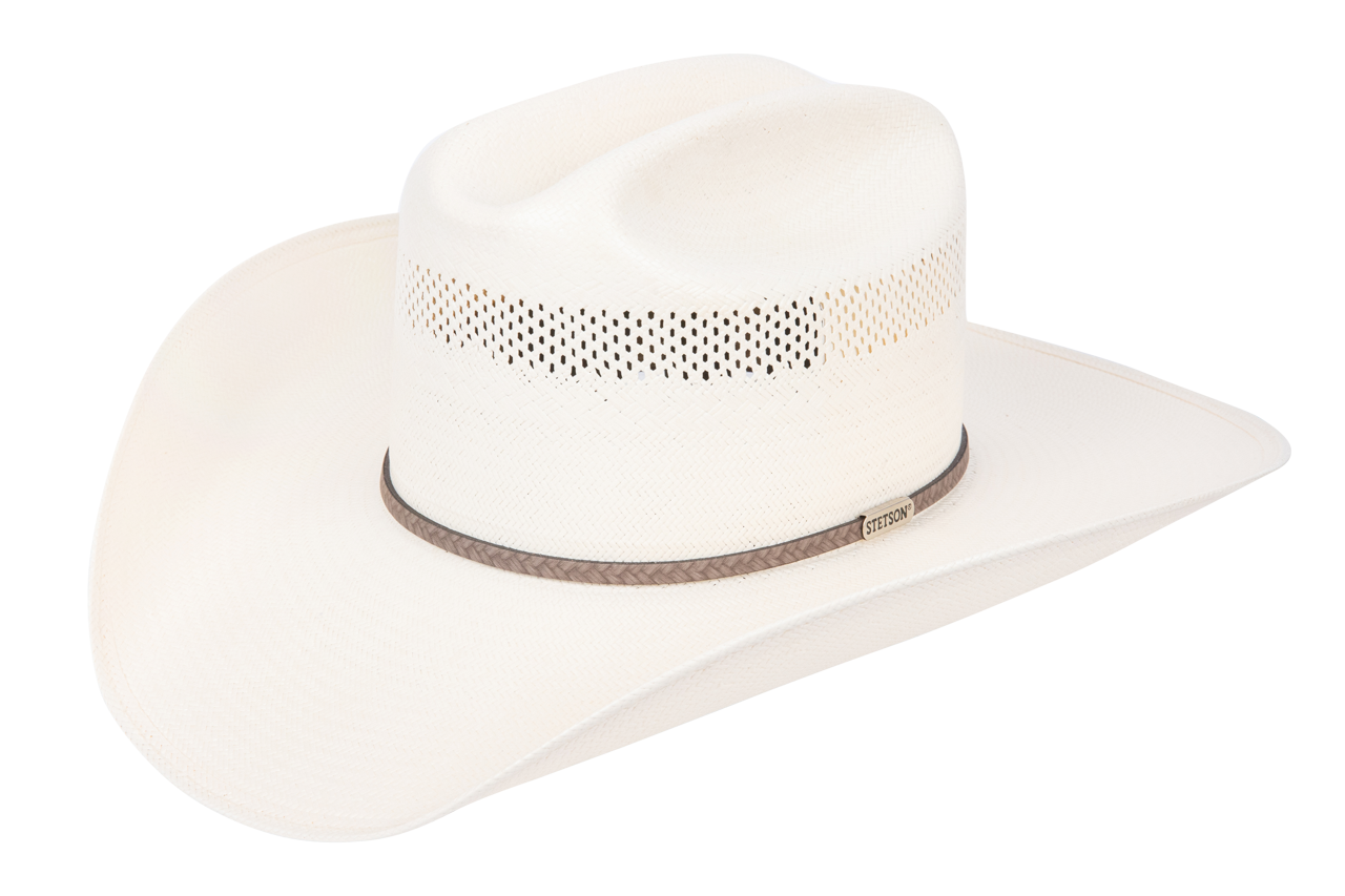 Stetson Plait 10X Straw Cowboy Hat