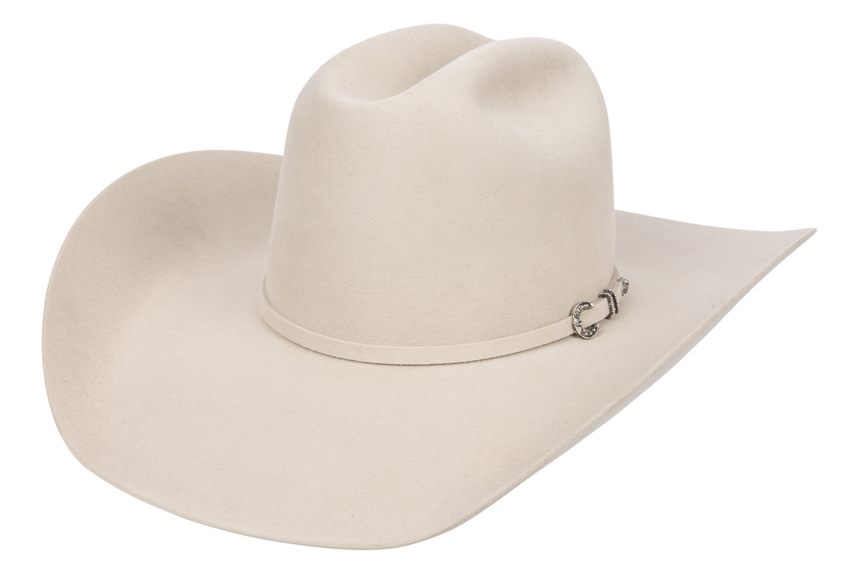 Resistol Rough N Ready 30X Felt Cowboy Hat - Silver Belly