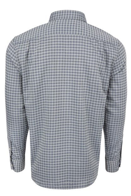 Snaps Rambler Vintage Gingham Long Sleeve Shirt - Blue