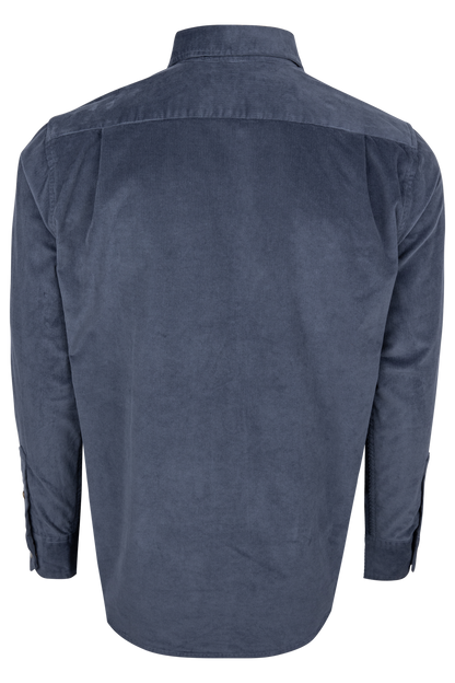 Snaps Rambler Corduroy Long Sleeve Shirt - Indigo
