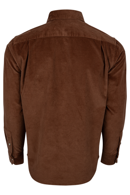 Snaps Rambler Corduroy Long Sleeve Shirt - Toffee