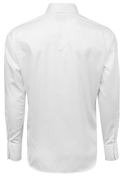 Lyle Lovett for Hamilton Royal Oxford Button-Front Shirt - Solid White