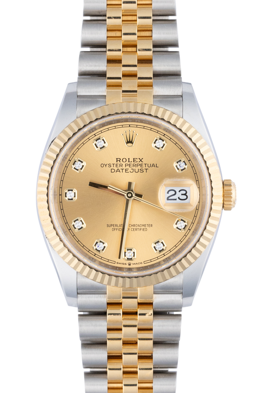 Pinto Ranch 36mm Champagne Diamond Dial Luxury Watch