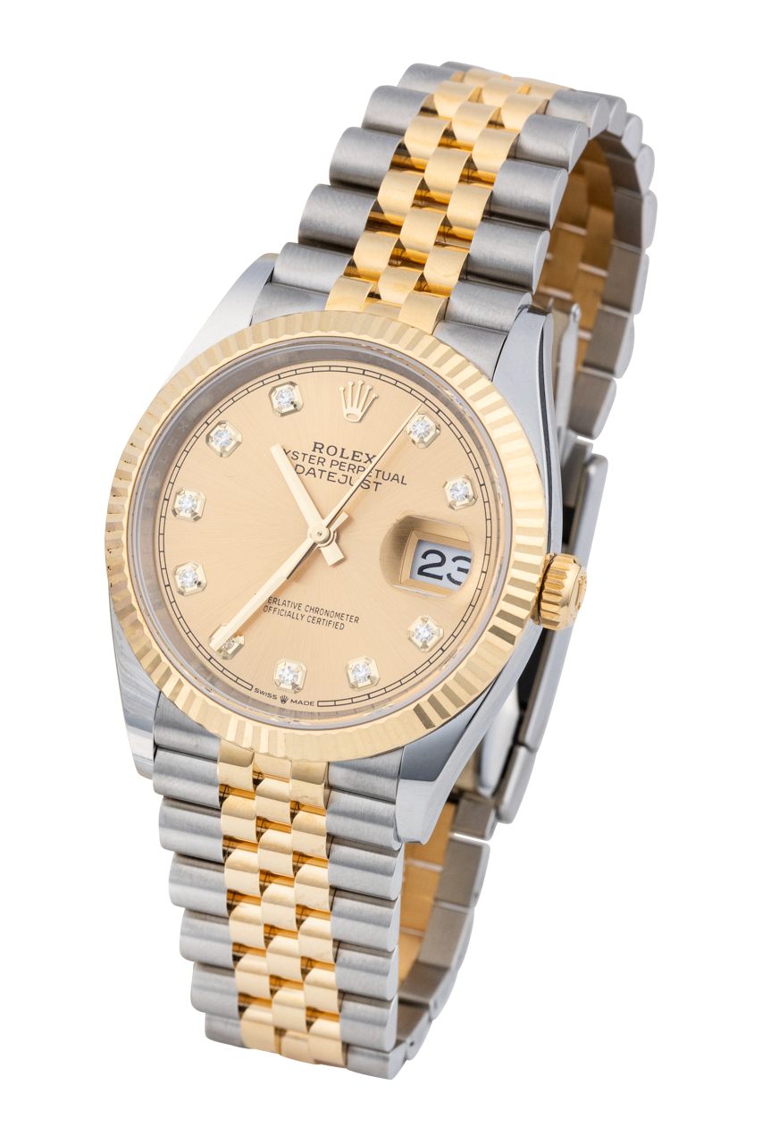 Pinto Ranch 36mm Champagne Diamond Dial Luxury Watch
