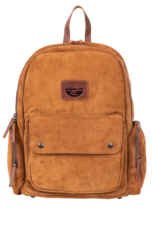 Madison Creek Leather Trimmed Backpack