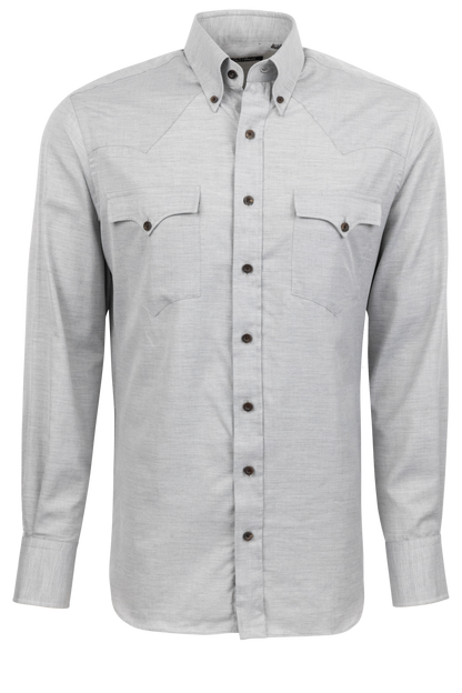 Lyle Lovett for Hamilton Button-Front Shirt - Gray