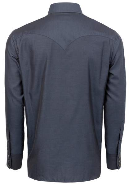 Lyle Lovett for Hamilton Button-Front Shirt - Dark Navy