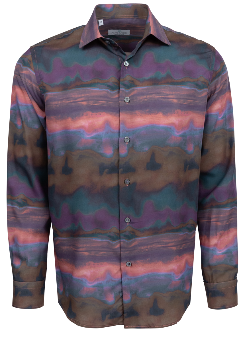 Pinto Ranch YY Collection Button-Front Shirt - Mirage