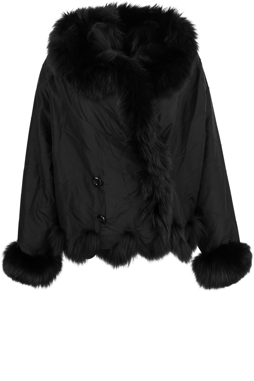 Diomi Silk Fox Bomber Jacket