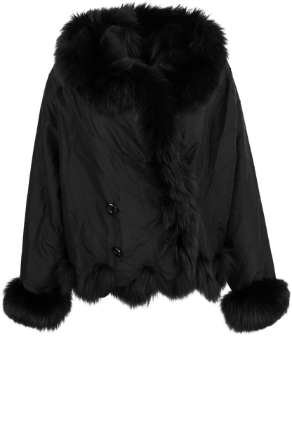 Diomi Silk Fox Bomber Jacket