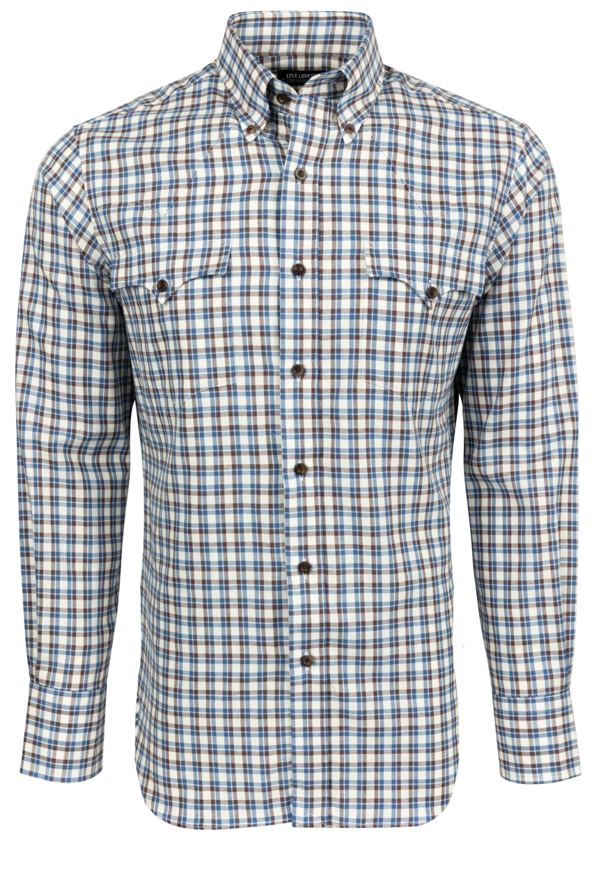 Lyle Lovett for Hamilton Snap Front Shirt - Multi Check