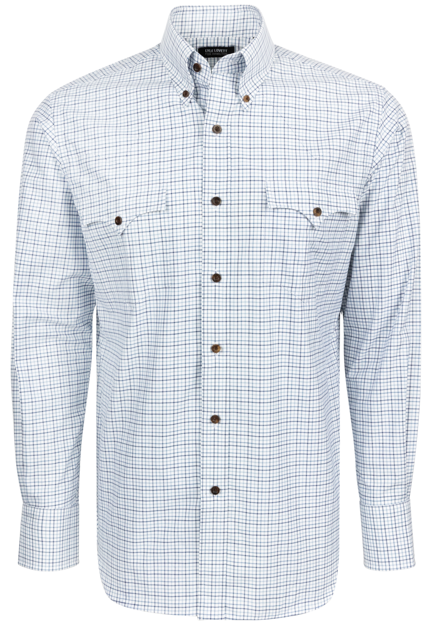 Lyle Lovett for Hamilton Snap Front Shirt - Light Blue