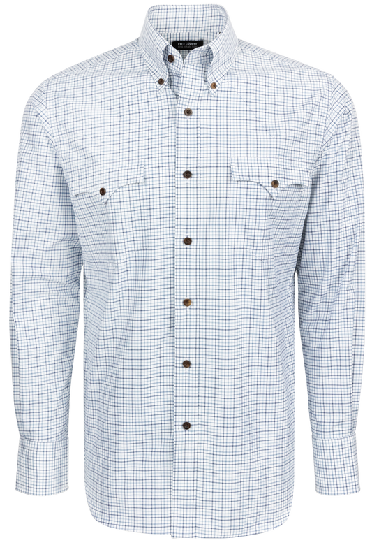 Lyle Lovett for Hamilton Snap Front Shirt - Light Blue