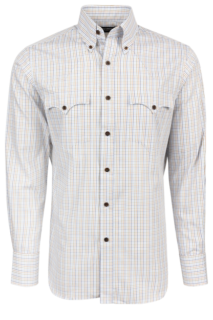 Lyle Lovett for Hamilton Snap Front Shirt - Blue and Yellow