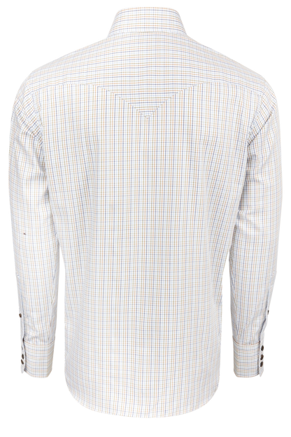 Lyle Lovett for Hamilton Snap Front Shirt - Blue and Yellow