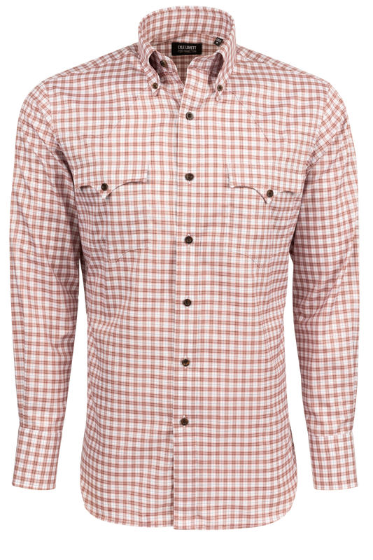 Lyle Lovett for Hamilton Snap Front Shirt - Rose