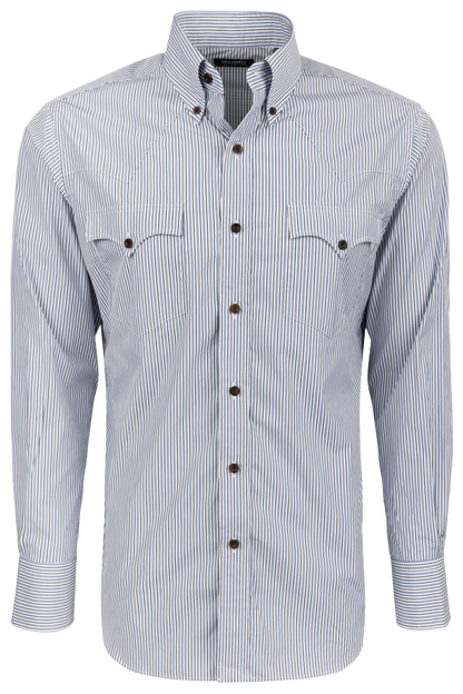 Lyle Lovett for Hamilton Snap Front Shirt - Blue