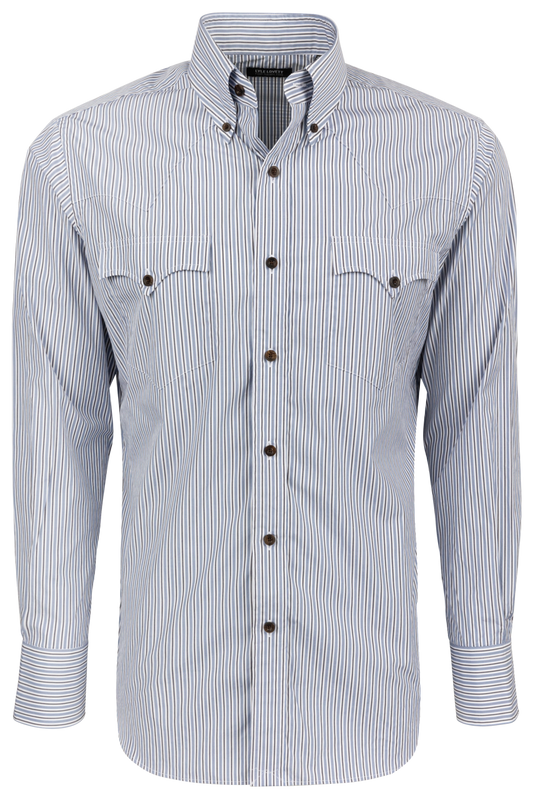 Lyle Lovett for Hamilton Snap Front Shirt - Blue