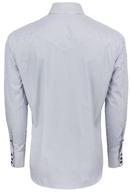 Lyle Lovett for Hamilton Snap Front Shirt - Blue