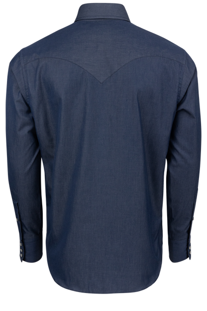 Lyle Lovett for Hamilton Snap Front Shirt - Navy Denim
