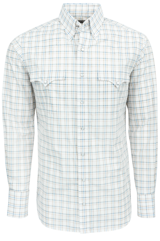 Lyle Lovett for Hamilton Snap Front Shirt - Multi Plaid