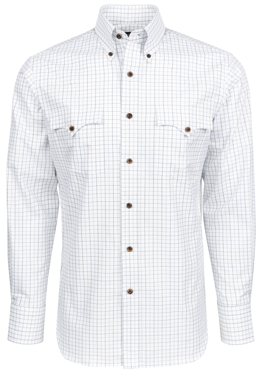 Lyle Lovett for Hamilton Button-Front Shirt - White