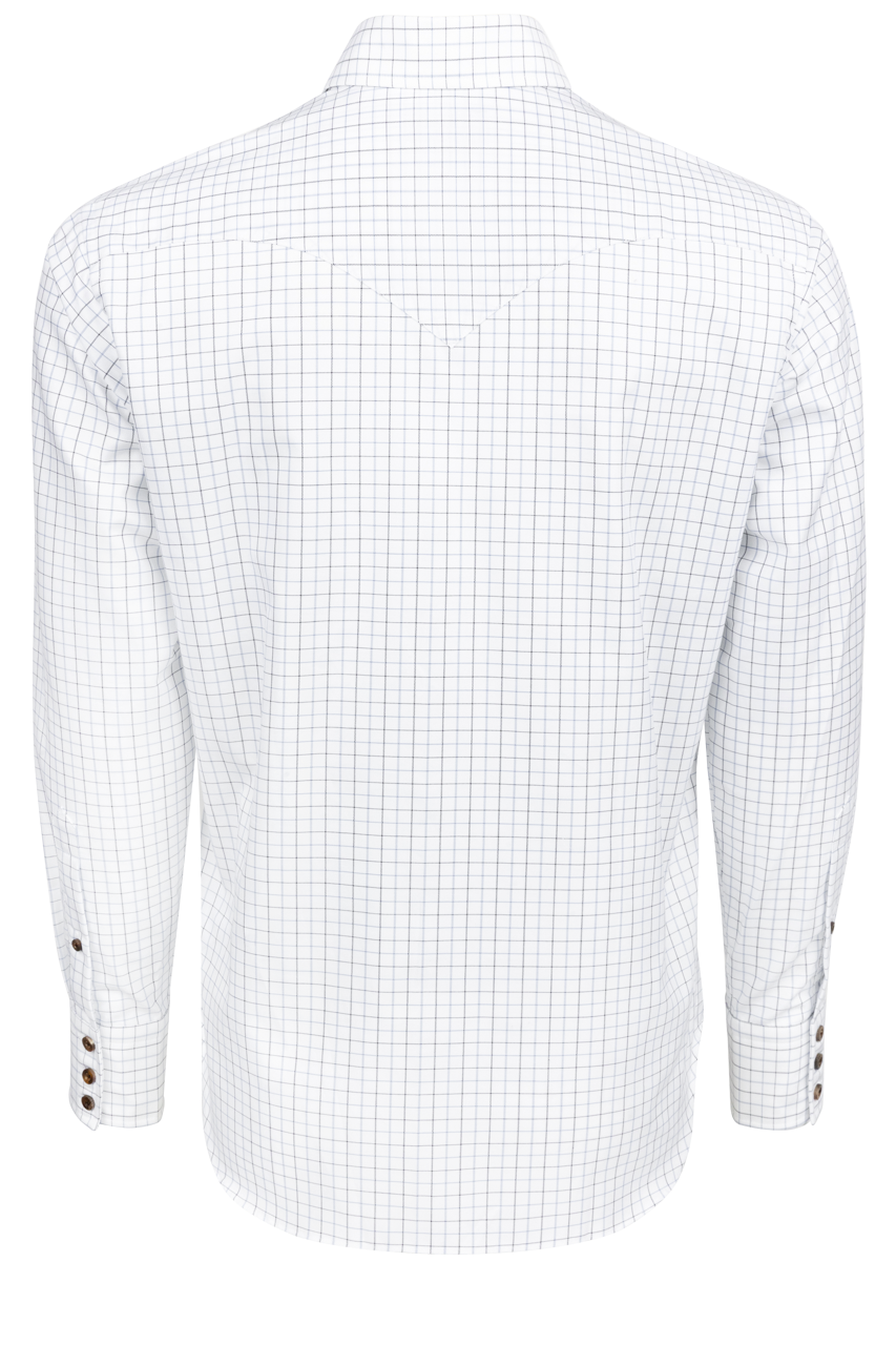 Lyle Lovett for Hamilton Button-Front Shirt - White