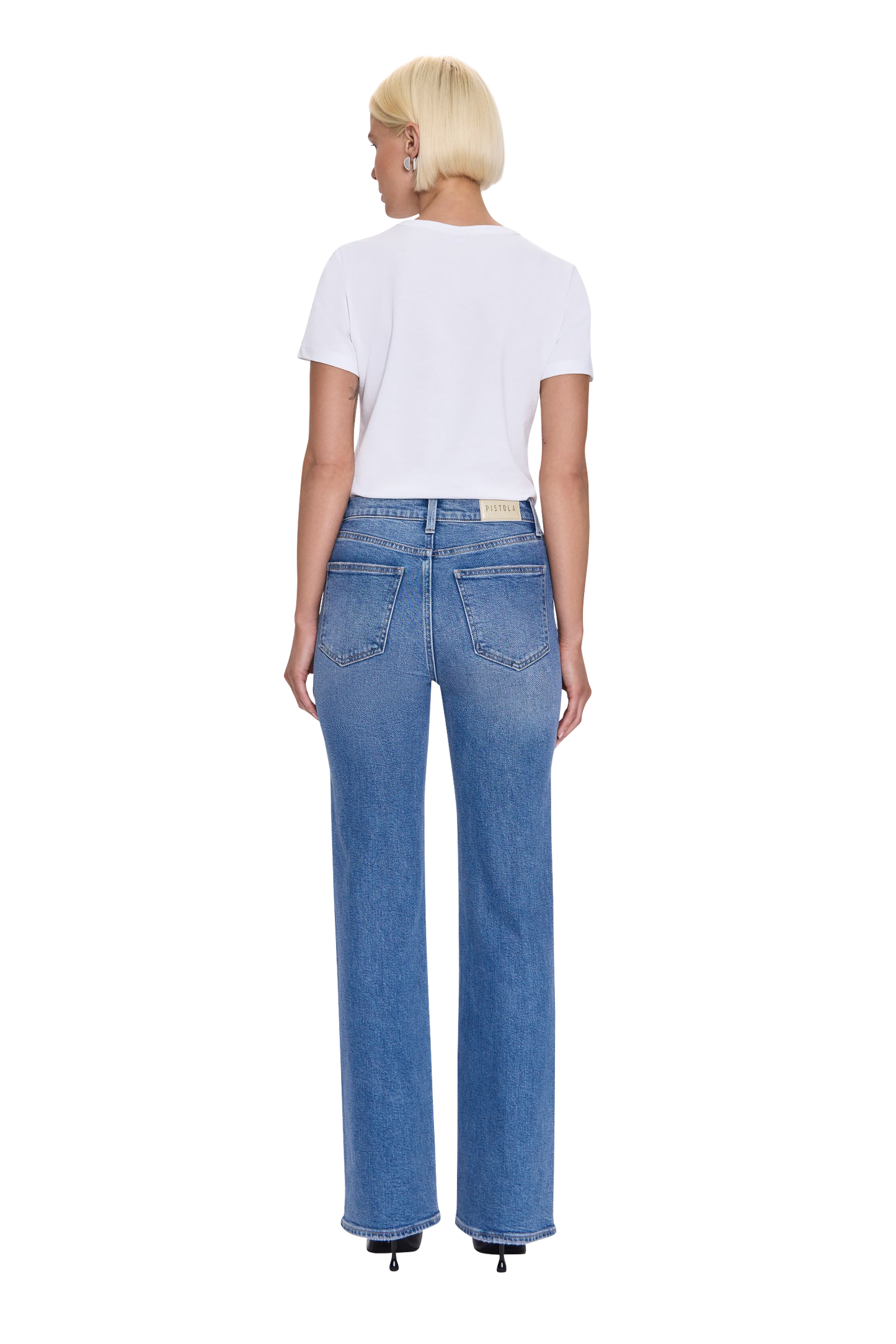 Pistola Evie High Rise Bootcut Jeans - Medium Wash