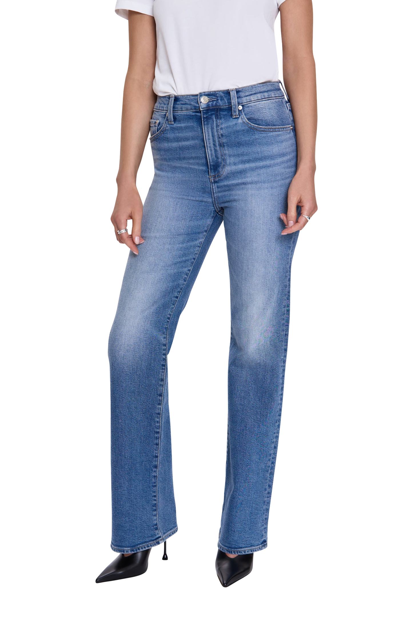 Pistola Evie High Rise Bootcut Jeans - Medium Wash