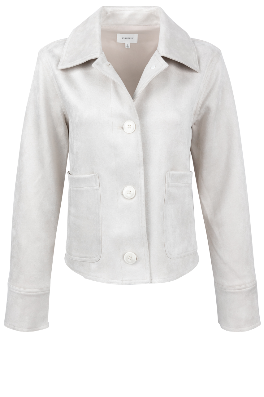 Z Supply Dillon Faux Suede Jacket