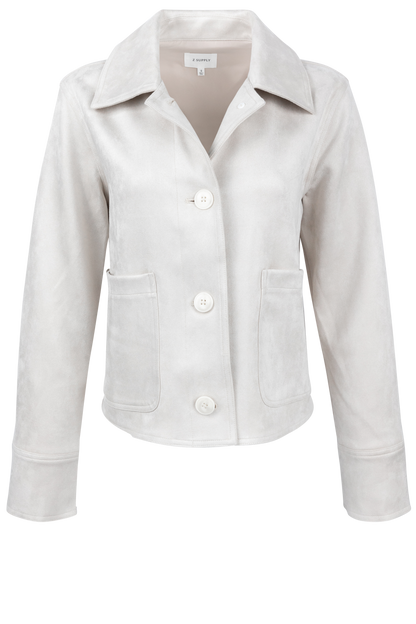 Z Supply Dillon Faux Suede Jacket